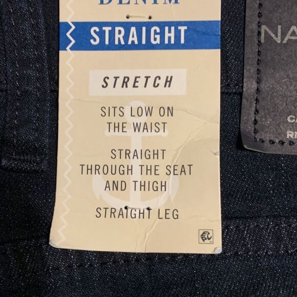 Nautica Size 52/32 straight fit denim jeans. - Picture 6 of 8